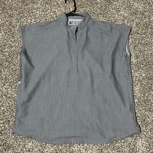 Figs heather grey Size XS Rafaela top!